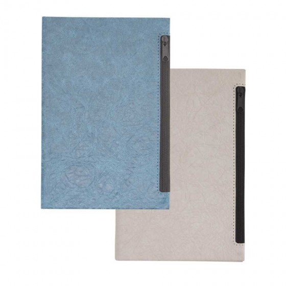 Caderno de anotações com porta objetos na capa - CAD260