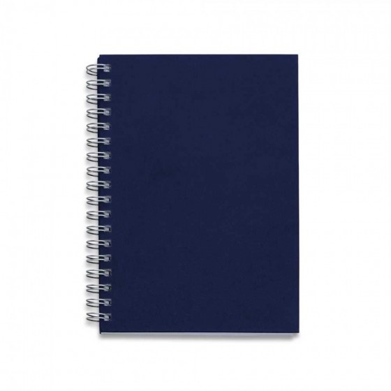 Caderno capa Kraft  - Brinde Personalizado Cód. 14209-AZU