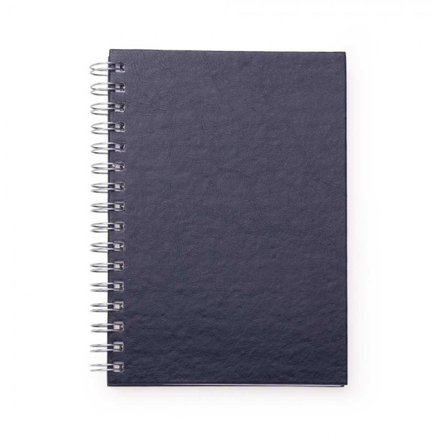 Caderno Pequeno de Couro Sintético  - Brinde Personalizado Cód. 13601-AZE