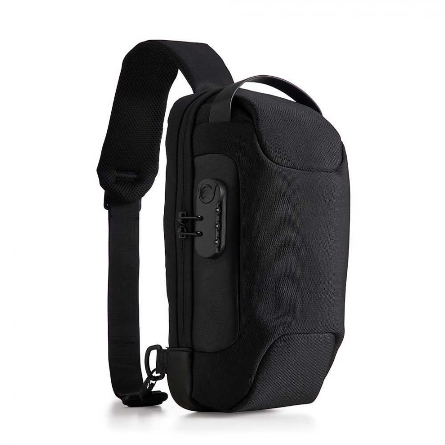 Mochila de Ombro USB Anti-Furto  - Brinde Personalizado Cód. 04058-PRE