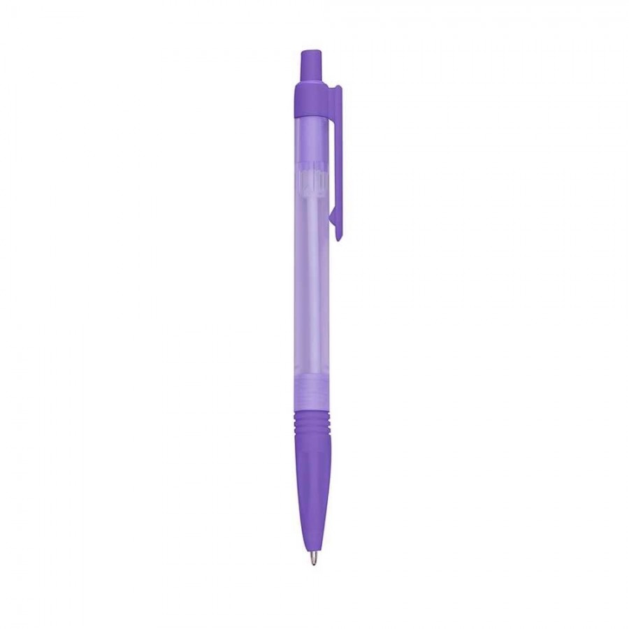 Caneta Plástica  - Brinde Personalizado Cód. 01095T-LIL