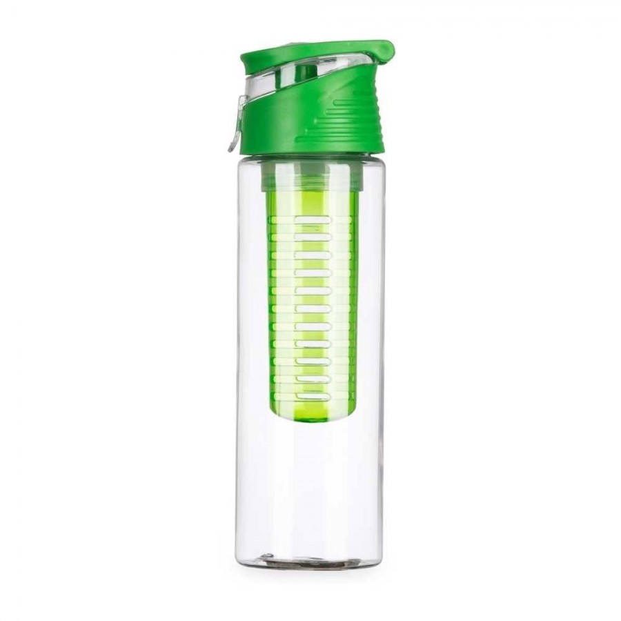 Squeeze Plástico 700ml com Infusor  - Brinde Personalizado Cód. 13764B-TRA-VDC