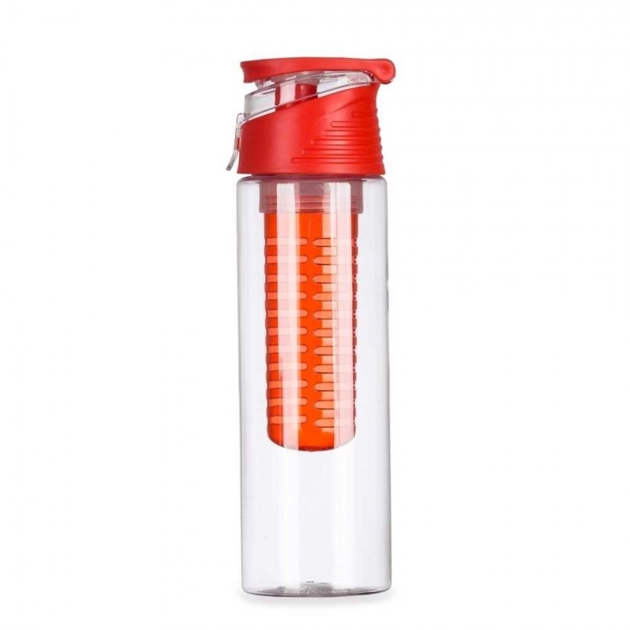 Squeeze Plástico 700ml com Infusor  - Brinde Personalizado Cód. 13764B-TRA-VM