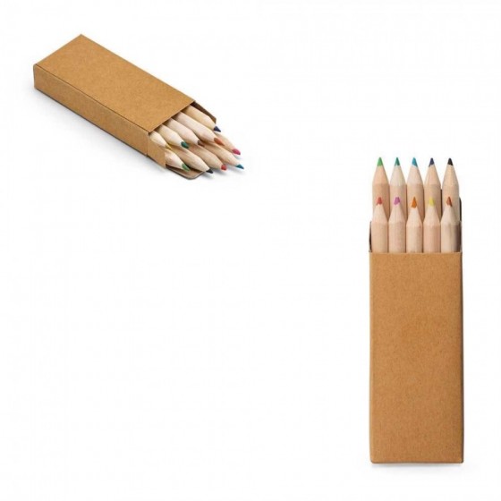 Mini lápis de cor com 10 unidades CRAFTI