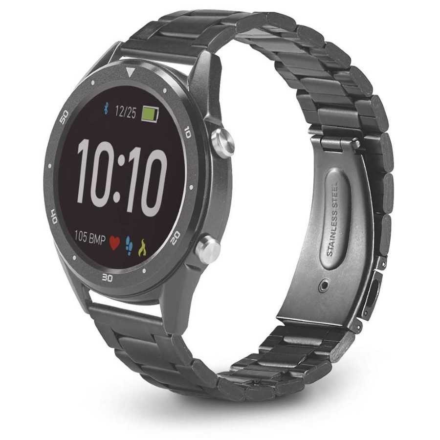 Relógio inteligente com bracelete em aço inox - 57431-103