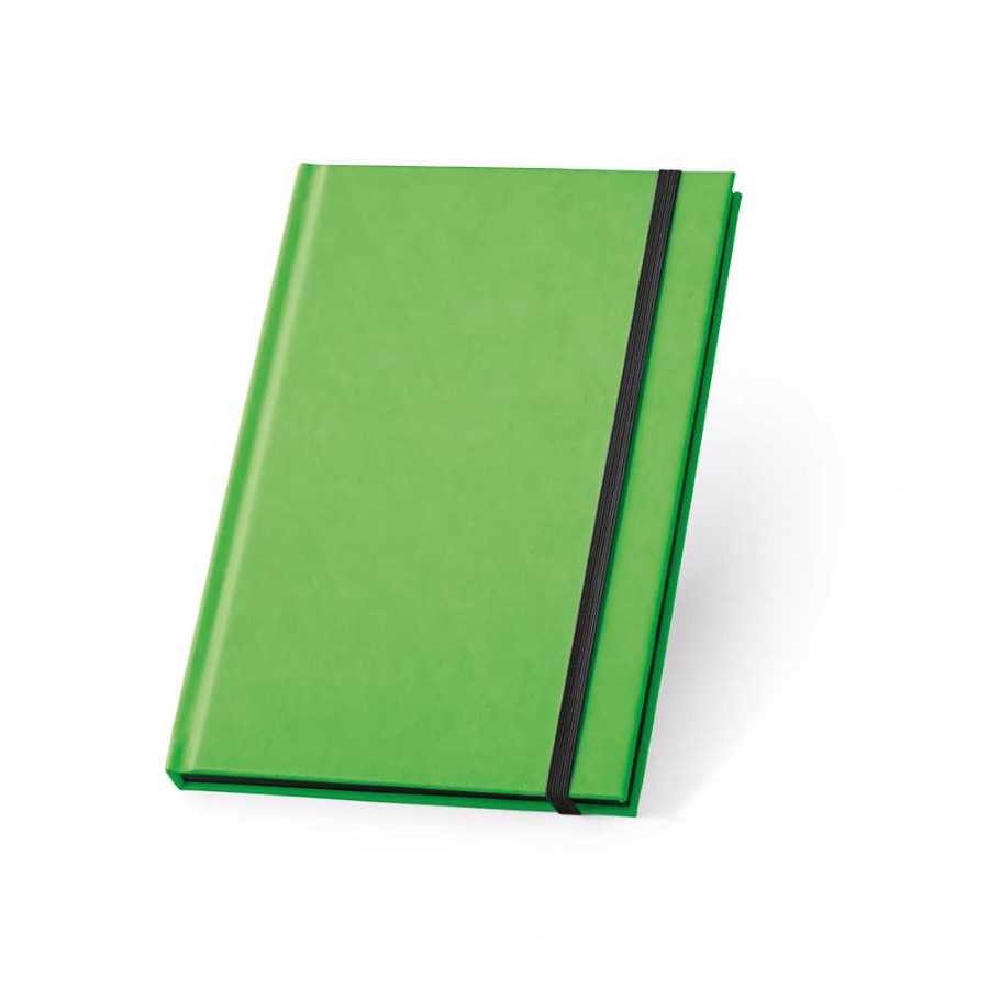 Caderno capa dura em PU fluorescente com 96 folhas pautadas - 93269-119