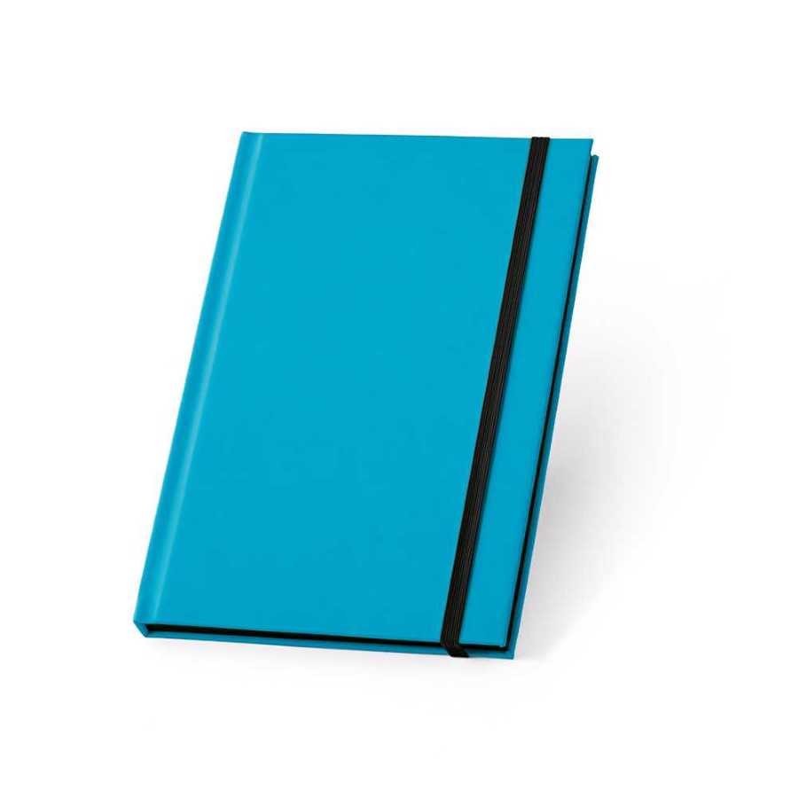 Caderno capa dura em PU fluorescente com 96 folhas pautadas - 93269-124