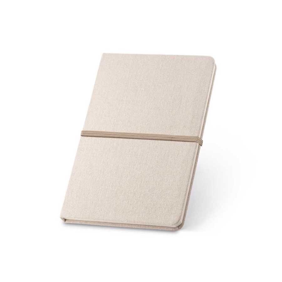 Caderno capa dura em Linho com 96 folhas pautadas    - 93270-160