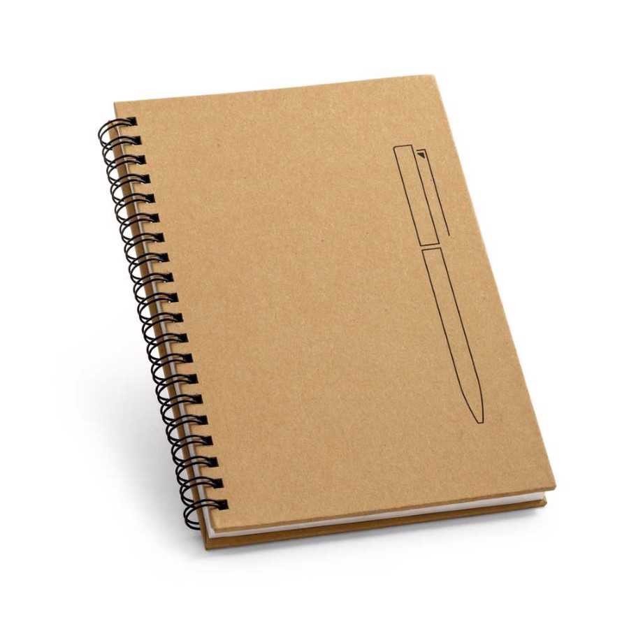 Caderno capa dura. Papel kraft com 70 folhas não pautadas - 93419-160