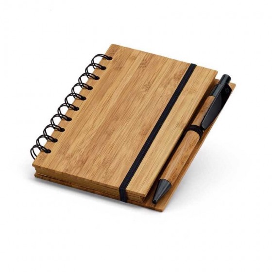 Caderno e Caneta em Bambu - 93486-160