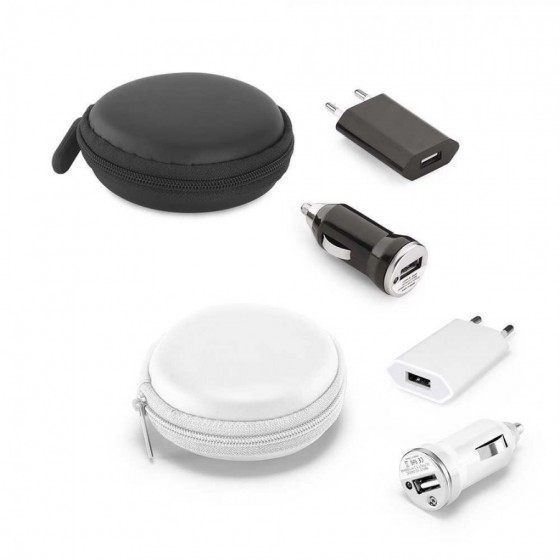 Kit de carregadores USB. ABS - 57312-103